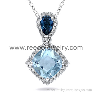 Micro Pave Infinity 925 Silver Pendant Jewelry, Bijou CZ Pendant Jewelry